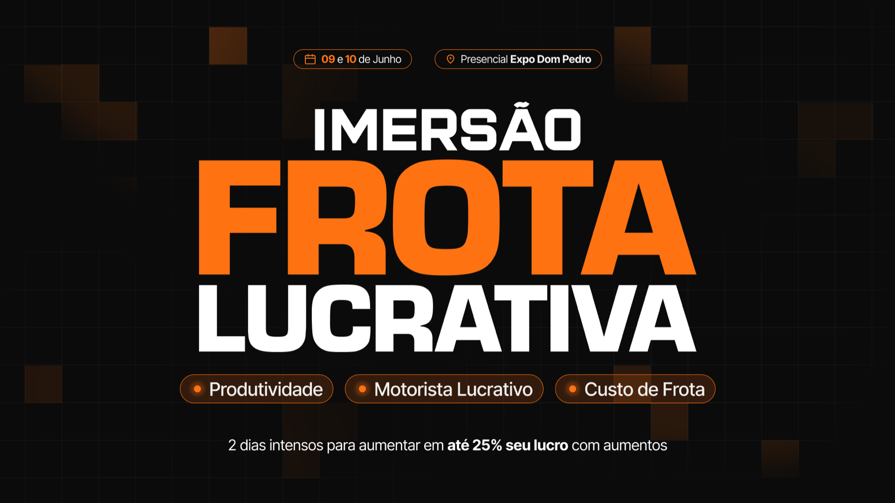 Key art — Imersão Frota Lucrativa